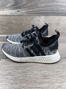 Adidas NMD R2 Black White Future Harvest PK Primeknit BY9409 Men's size 7.5 - Picture 1 of 10