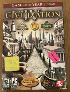 Unplayed Sid Meier's 4 Civilization Game of the Year Edition PC Game 2006 - Picture 1 of 5