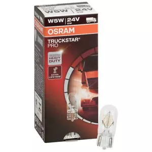 10x OSRAM 2845TSP W5W 2845 lampada bus camion lampada Truckstar Pro T10 24 V 5 W - Foto 1 di 5