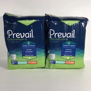 Ropa interior desechable diaria para jóvenes pequeña 20""-34""- 22 unidades 2 paquetes NUEVA - Imagen 1 de 2