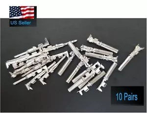 10 pairs Deutsch DT Series pin Connector Male & Female 20 pcs Terminals metal - Picture 1 of 10