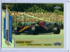 2020 Topps Cromati Formula 1 Refrattori #166 Lando Norris/Pilota del giorno - Foto 1 di 2