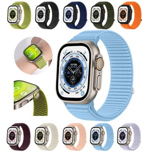 Nylon Sport Armband Armband für Apple Watch Series 10 9 8 7 6 5 4 SE iWatch 38-49mm - Bild 1 von 33