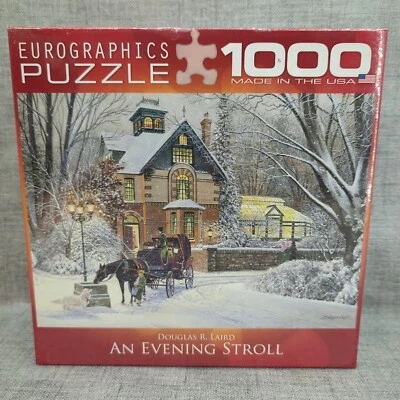 1000 piece jigsaw puzzle D R Laird AN EVENING STROLL Eurographics Factory Sealed - Image 1 of 4