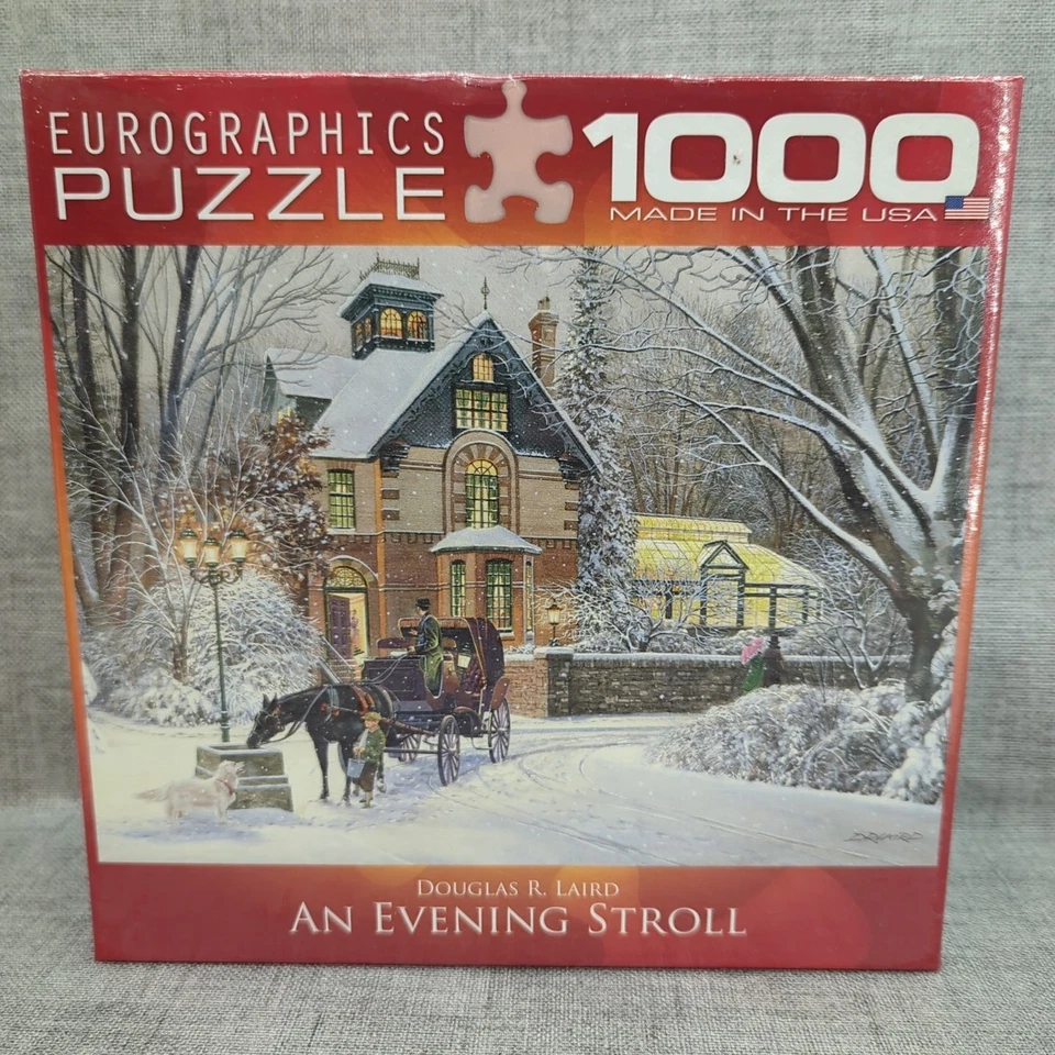 1000 piece jigsaw puzzle D R Laird AN EVENING STROLL Eurographics Factory Sealed - Image 1 of 4