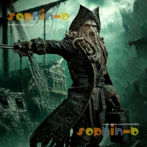 Davy Jones Pirates Resin 1:6 Model Kit Unpainted 3d Printed GK Statue Figure - Picture 1 of 9
