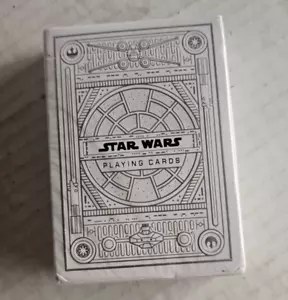 Star Wars Playing Cards Sealed Theory 11 Made In USA Game Deck White The Force - Bild 1 von 4
