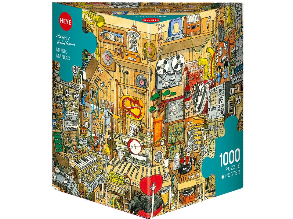 Heye Adolfsson Music Maniac 1000pc Jigsaw Puzzle - image 1 of 1