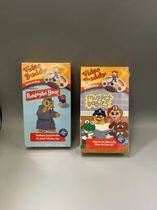 Group Of 2 Kids Interactive Learning VHS Tapes Still Sealed NOS Paddington Muppe - Picture 1 of 9
