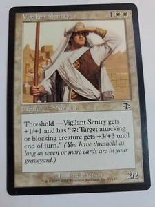 MTG Magic The Gathering Card Vigilant Sentry Creature Nomad White Judgement 2002 - Picture 1 of 2