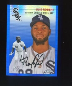 2023 TOPPS CHROME PLATINUM BLUE PRISM #297 LUIS ROBERT CHICAGO WHITE SOX - Picture 1 of 2