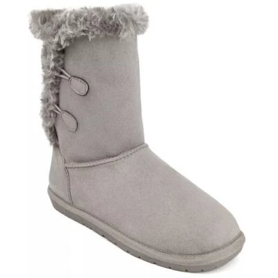 Sugar Women Faux Shearling Winter Booties Marty Size US 7M Grey Velour - Image 1 of 4