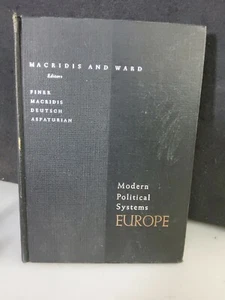 Modern Political Systems: Europe. Editors Macridis/Ward 2nd Print 1963 Hardcover - Picture 1 of 12