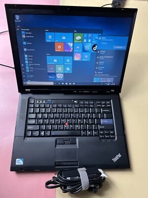 Lenovo Thinkpad R500 15.6" Intel Celeron 4GB RAM 128GB SSD WEBCAM BLUETOOTH - Image 1 of 4