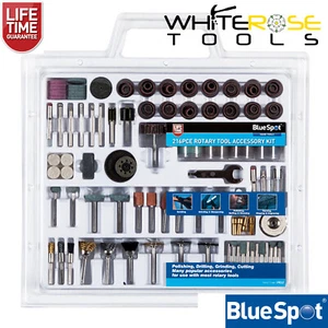 BlueSpot Rotationswerkzeug Zubehör-Kit 216-teilig Schleifen Polieren Schleifen passt Dremel - Bild 1 von 4