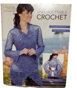 Unforgettable Crochet Book Leisure Arts By Lisa Gentry 2011 - Picture 1 of 11