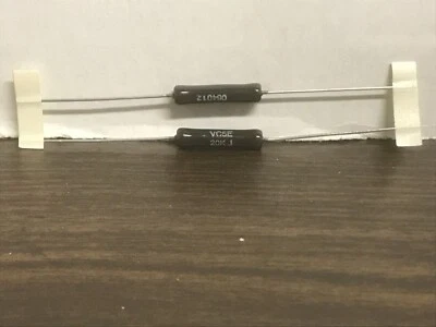 Lot of 2 Honeywell Clarostat VC5E-20K 20,000 Ohm Ohms 5 Watt 5% Resistors New - Image 1 of 2