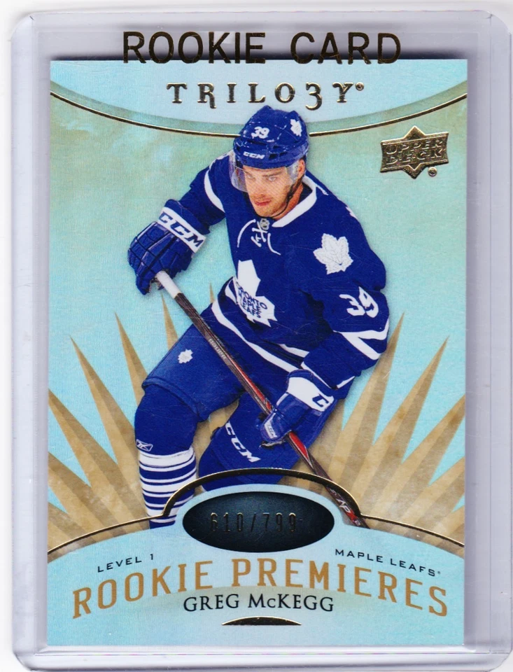 14-15 2014-15 TRILOGY GREG McKEGG ROOKIE LEVEL 1 /799 105 TORONTO MAPLE LEAFS - Image 1 of 1