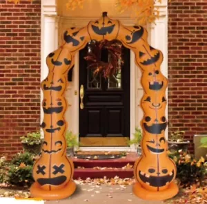 🔥7ft Inflatable Pumpkin Patch Arch Halloween Decoration BNWT🔥 - Picture 1 of 5