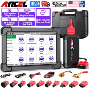 ANCEL X7HD Heavy Duty Truck Diagnostic Scanner DPF Regen Tool OBD2 Code Reader - Picture 1 of 20