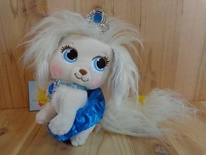 Disney Palace Mascotas 10" Peluche Blanco Perro Cenicienta Princesa Tutú Tiara Azul - Imagen 1 de 7
