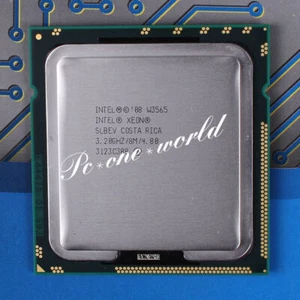 Procesador de cuatro núcleos 100 % OK SLBEV Intel Xeon W3565 3,2 GHz CPU LGA 1366/zócalo B - Imagen 1 de 1
