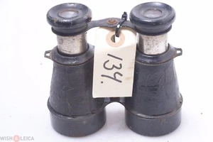 ✅ BINOCULARS DOUBLE TELESCOPE OPERA GLASSES FRENCH, GERMAN? SMALL MODEL ANTIQUE - Picture 1 of 7