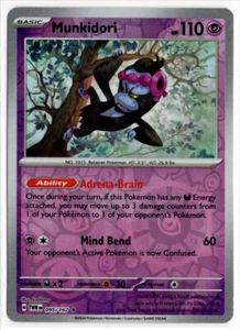 Pokemon Twilight Masquerade Reverse Holo 095/167 Munkidori - Picture 1 of 2