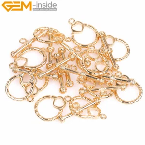 14K Gold filled Jewelry Making Toggle Clasp For Necklace/Bracelet Connector - Picture 1 of 75