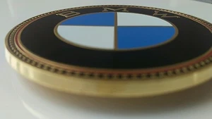 Vintage BMW  vintage enamel Grill Badge Emblem 1 2 3 4 5 6 7 Z Series - Picture 1 of 6