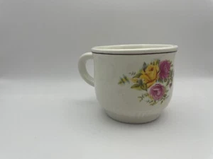 Vintage Cottagecore Blumendekor Tasse - Bild 1 von 6