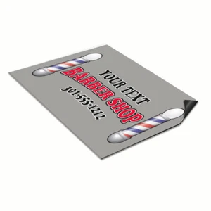 Auto Magnet 2er Set Ihr Text hier Friseursalon Restaurant Cafe Industrie Schild - Bild 1 von 7