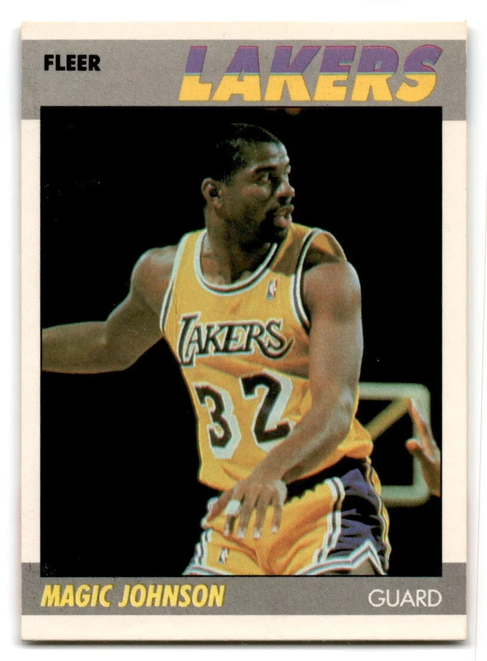 1987-88 Fleer Basketball NM/MT Mint You Choose, Complete Your Set Stickers Magic - Image 1 of 1
