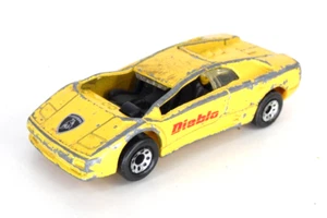 Matchbox Lamborghini Diablo No 49 Model Yellow Vintage Collectible Toy Car - Picture 1 of 12