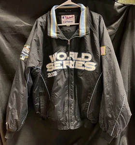 2003 Majestic Baseball World Series 100th Anniversary Black Jacket Size XL AA - Picture 1 of 9