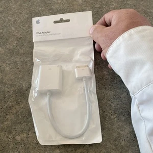 Oryginalny adapter Apple 30 Pin na VGA iPad iPhone iPod monitor MC552ZM / B A1368 - Zdjęcie 1 z 6
