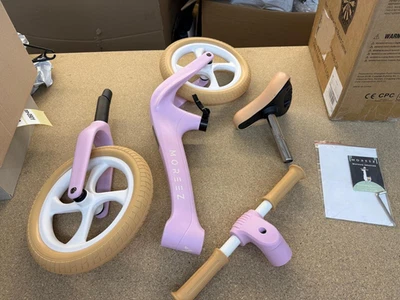 OP-0427 Laufrad ab 2 Jahre für Mädchen 12" Räder höhenverstellbar rosa B-WARE - Bild 1 von 2