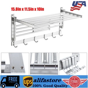 Trockenständer Wandmontage Schwenkbar Handtuchhalter Wäsche Wäsche Halter Schwingen USA - Bild 1 von 12