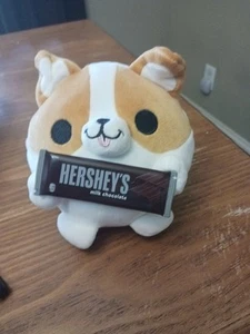 ZURU SNACKLES BENJI HERSHEY'S CORGI DOG 5" PLUSH - Picture 1 of 3