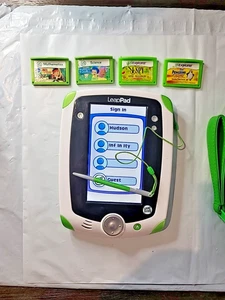 LeapFrog LeapPad Explorer # 32200 grün 5" Handheld, 4 Spiele & Tragetasche - Bild 1 von 14