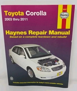 Toyota Corolla 2003-2011 Repair Manual (Hayne's Automotive Repair Manual) - Foto 1 di 10