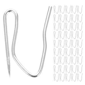  400 Pezzi Ganci per Tende Pieghettate Accessori per Tende in Metallo - Foto 1 di 16