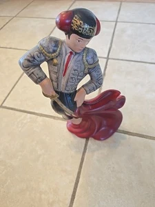 Vintage 1960's Ceramic Spanish Matador Statue 12" x 6" HTF - Picture 1 of 12