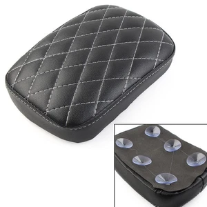 Sedile Passeggero Imbottitura Passeggero 6 Ventose con Motivo Rombi per Harley Dyna - Foto 1 di 9