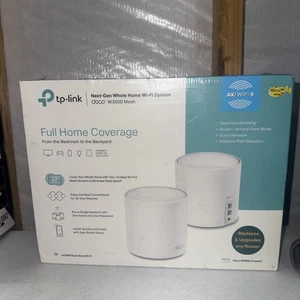 TP-LINK Deco W3600 Wi-Fi 6 AX1800 Mesh WiFi Router Duel Band Whole Home System - Picture 1 of 5