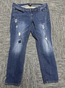 Torrid Damen Plus Gr. 18 Premium Boyfriend Distressed Destroyed Stretch Jeans - Bild 1 von 8