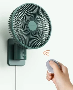Wall Mounted Oscillating Fan with Remote and Timer8.5 Inch Small RV Fan with ... - Picture 1 of 8