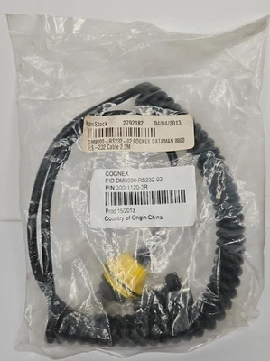 New Cognex PID DM8000-RS232-02 PN 300-1120-3R Dataman Cable Wire Plug Unit - Image 1 of 3