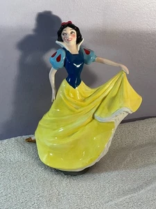 Snow White Porcelain Figurine Musical Someday My Prince Will Come Schmid AA4 - Picture 1 of 9