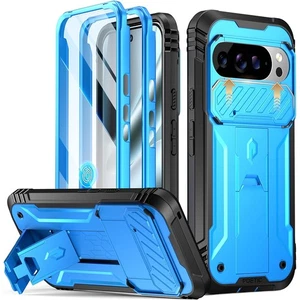 For Google Pixel 10 Pro XL Case Poetic with Kickstand Builtin-Screen Cover Blue - Picture 1 of 8